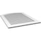 Ekena Millwork Arch Top Surface Mount PVC Gable Vent: Functional, w/ 3-1/2"W x 1"P Standard Frame, 30"W x 38"H GVPAR30X3801SF - alternate 4